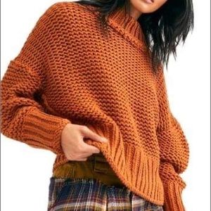 Free People My Only Sunshine Cotton Blend Sweater